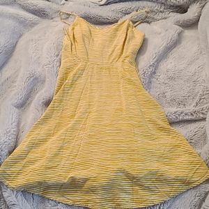 Old Nay womens size medium yellow striped sundress